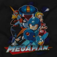 Mega Man герои ретро 90 -те години геймър zip up hoodie men's brisco brands 2x