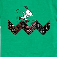 Фъстъци - Snoopy Skaing Pattern - Графична тениска за малко дете и младежки