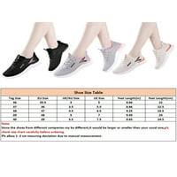Rotosw дами бягащи обувки Спортни атлетични обувки Дишащи маратонки Леки фитнес тренировки тренировки Разходки с неплъзгащи се сиво 5.5