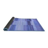 Ahgly Company Indoor Rectangle Резюме Сини съвременни килими, 8 '10'