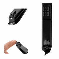 Неръждаема стомана черен нокти с цип с 9 части инструменти за маникюр
