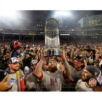 Майк Наполи държи трофейната игра на World Series на световната серия спортна снимка - 8