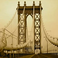 Нюйоркски мост I Печат на плакат от Jairo Rodriguez