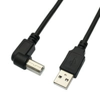 Epicdealz десен ъгъл USB кабел за Epson XP -принтер - черен