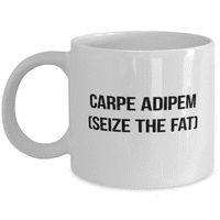 Кето чаша - кето чаша за кафе - Carpe Adipem - кето чаша за кафе бяло 11oz